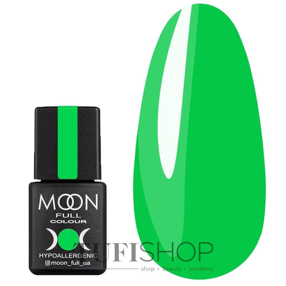 

Гель-лак MOON FULL Neon color Gel polish №702 - салатовый яркий, 8 мл