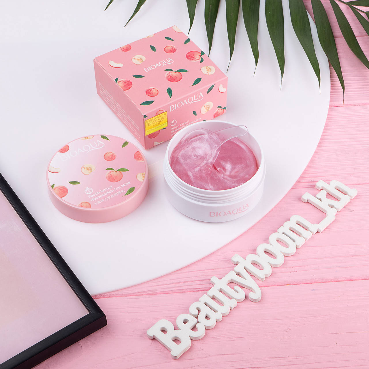 

Патчи для глаз с экстрактом персика Bioaqua Peach Exstract