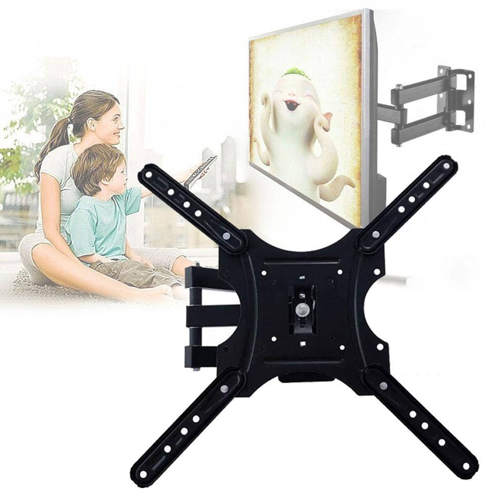 

Настенный кронштейн для телевизора 14″- 55″ LS-305E / Крепление для TV, Черный