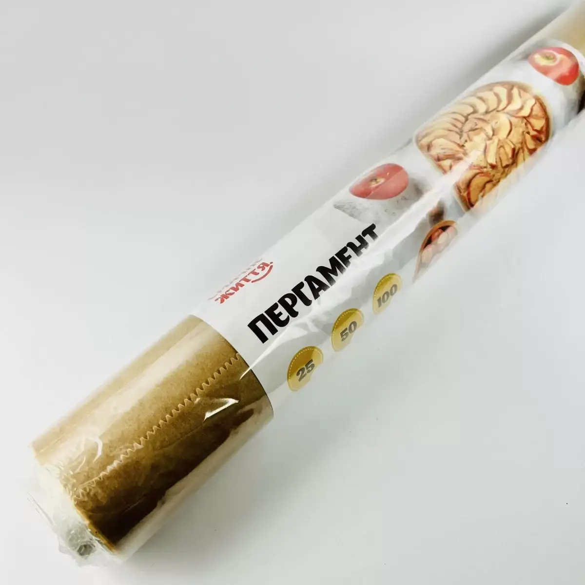 

Пергамент Вкусная жизнь 30см/50 (25шт/ящ), Коричневый