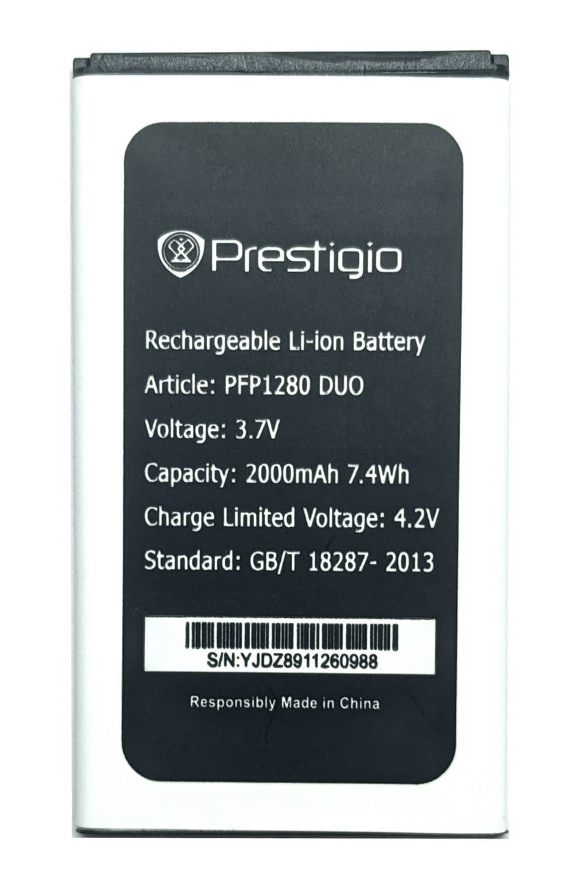 

Аккумулятор Prestigio Muze B1 PFP1280 Duo Батарея