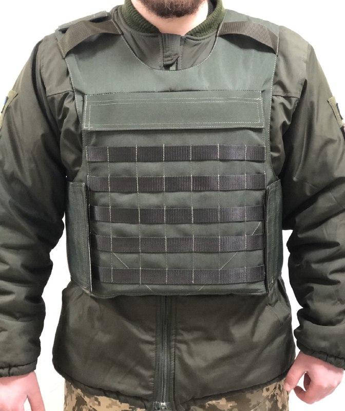 

Плитоноска ЗСУ зеленая Молли, жилет с системой Молли, M.O.L.L.E, чехол для плит, Cordura Кордура 1000D