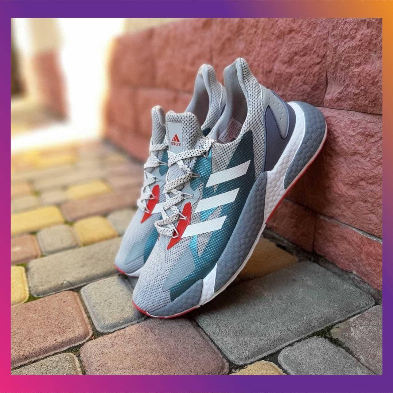 

Мужские кроссовки Adidas Boost X9000L4 летние, кроссовки адидас изи буст серые на весну, Серый