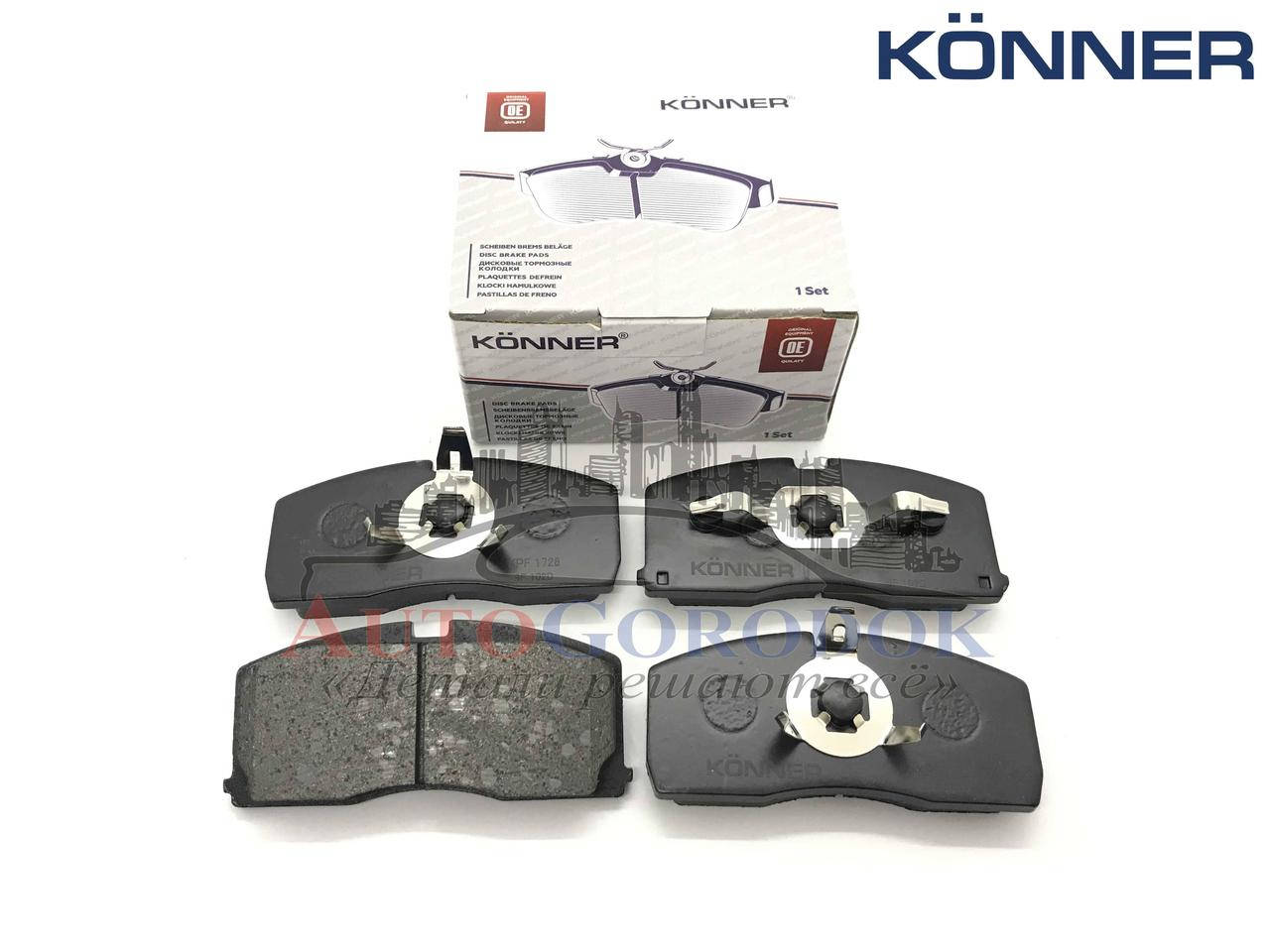 

Колодки тормозные передние (c ABS) Geely CK (Джили СК) KONNER 3501190005-00