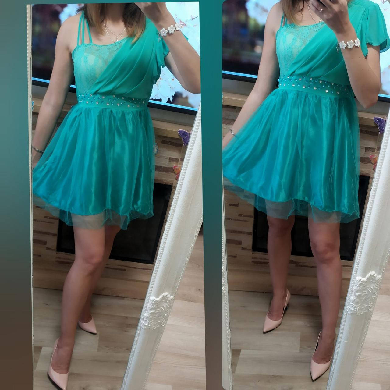 

Платье из фатина и шифона 8071 42-46р !!!АКЦИЯ!!!