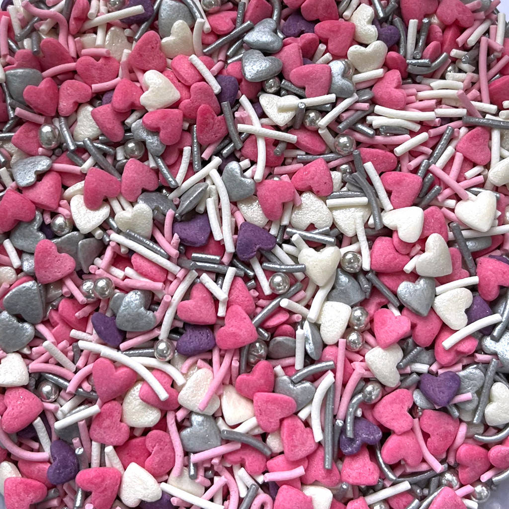 

Посыпка перламутровая с шариками "Нежное сердце", (50 г)