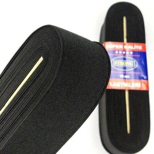 

Резинка для одежды широкая Strong 5см Черная (СТРОНГ-0483), Черный