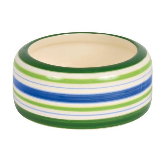 

Trixie Ceramic Bowl миска керамическая полосатая для грызунов 50мл (60805)