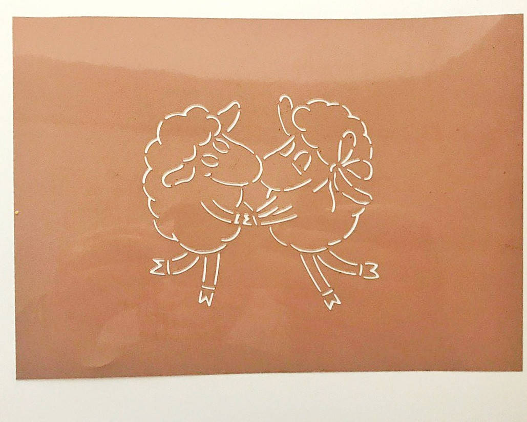 

Трафареты для пряников "Барашки 3"