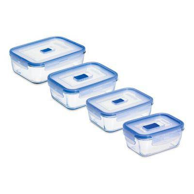 

Pure Box Active Набор емкостей 4 пр (0.38 л,0.82 л,1.22 л,1.97 л). Luminarc P5277, Синий