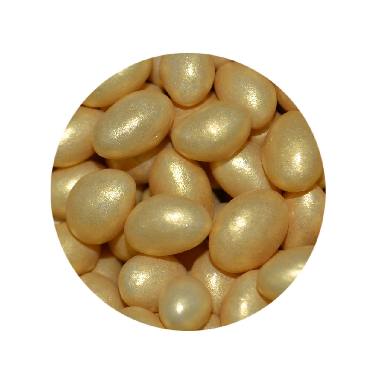 

Посыпка "Рисовые капельки (золотые) 9 мм.", 25 гр.