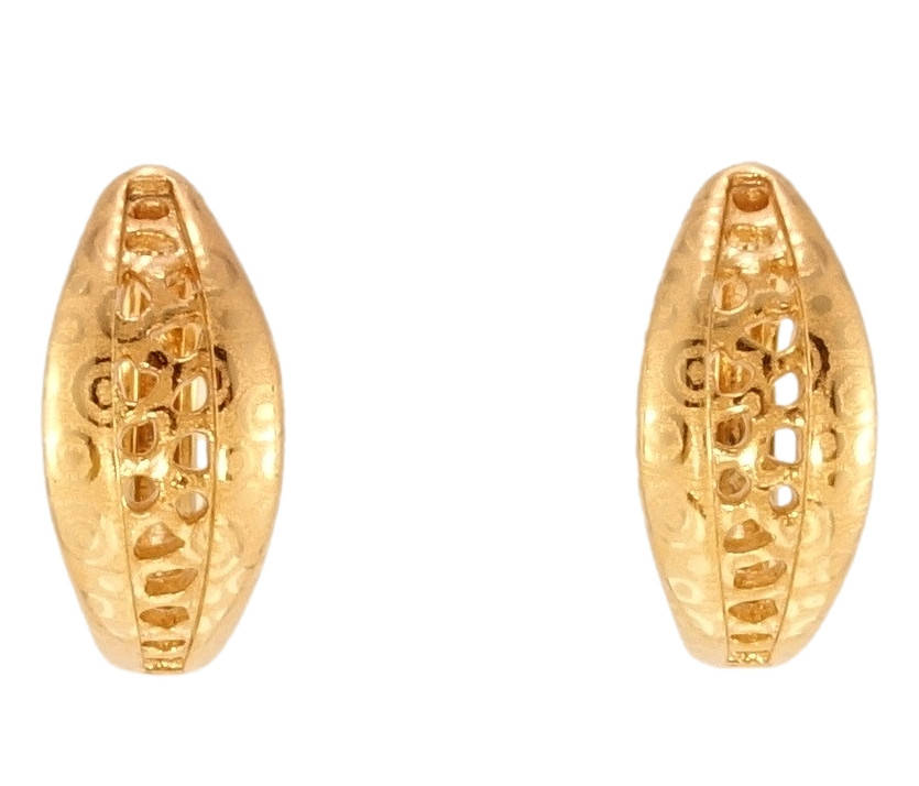 

Серьги Xuping Позолота 18K колечки "Декоративный орнамент с вырезами и узором напылением"