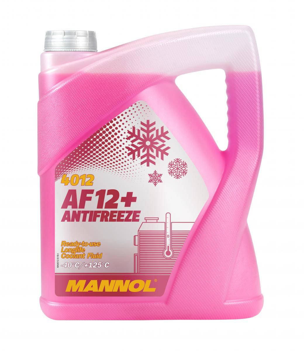 

MANNOL Antifreeze AF12+ (-40) Longlife 4012 АНТИФРИЗ КРАСНЫЙ 5Л