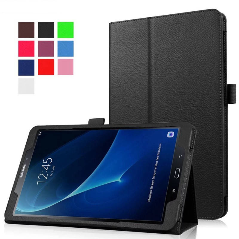 

Чехол книжка на Samsung Galaxy Tab A 10.1 SM-T580 T585 TTX Leather Case Black (Черный)
