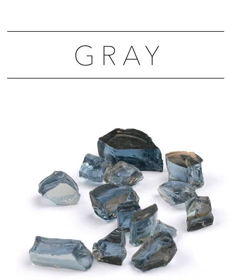 

Стеклянная крошка Premium Gray 5-20 мм, Серый
