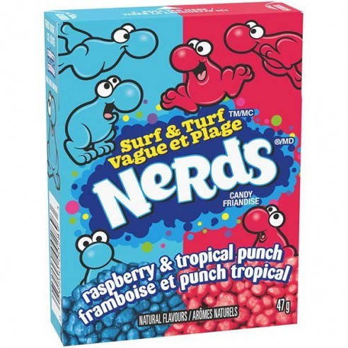 

Драже Nerds Tropical Punch - Raspberry 46 g