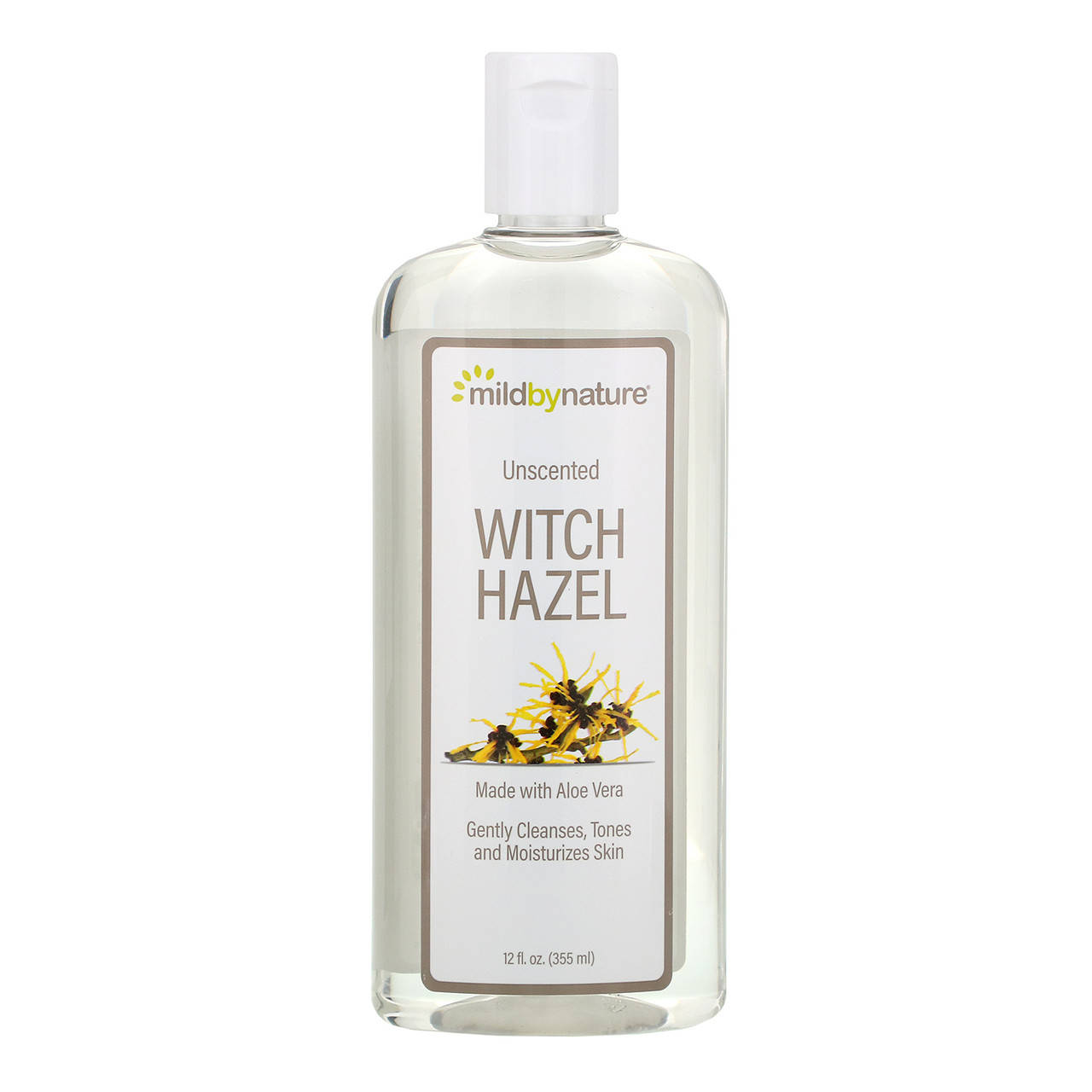 

Тоник с гамамелисом Mild By Nature "Witch Hazel Unscented Alcohol-Free" без спирта и запаха (355 мл)