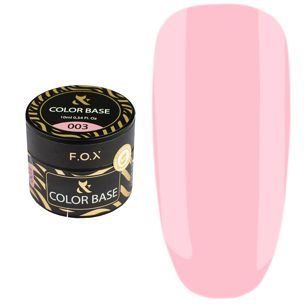 

Цветная база F.O.X Color Base 10 мл №003 розовая