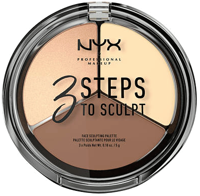 

Палетка для контуринга NYX Professional Makeup 3 Steps To Sculpting Palette № 02 "Light"
