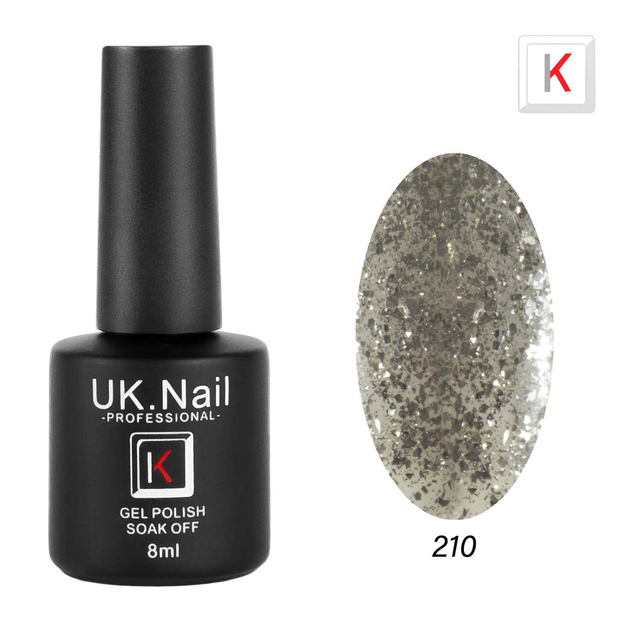

Гель-лаки UK.Nail 8 мл №210