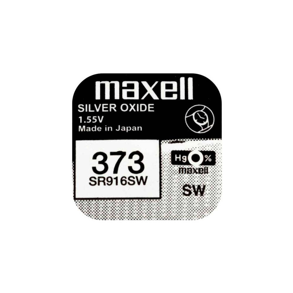 

Часовая батарейка Maxell 373 / SR 916 SW (1шт.)