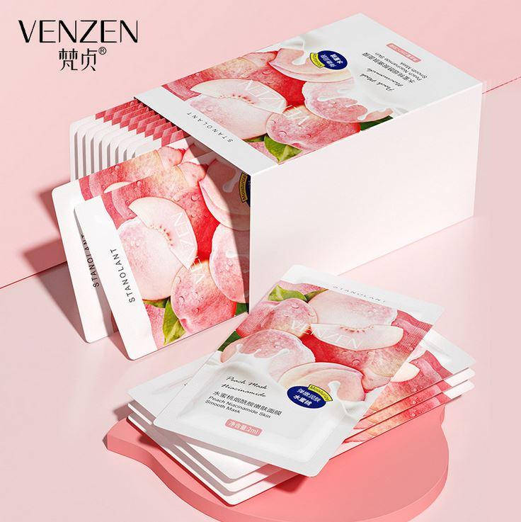 

Ночная крем маска для лица Venzen niacinome с экстрактом персика 2мл/30шт