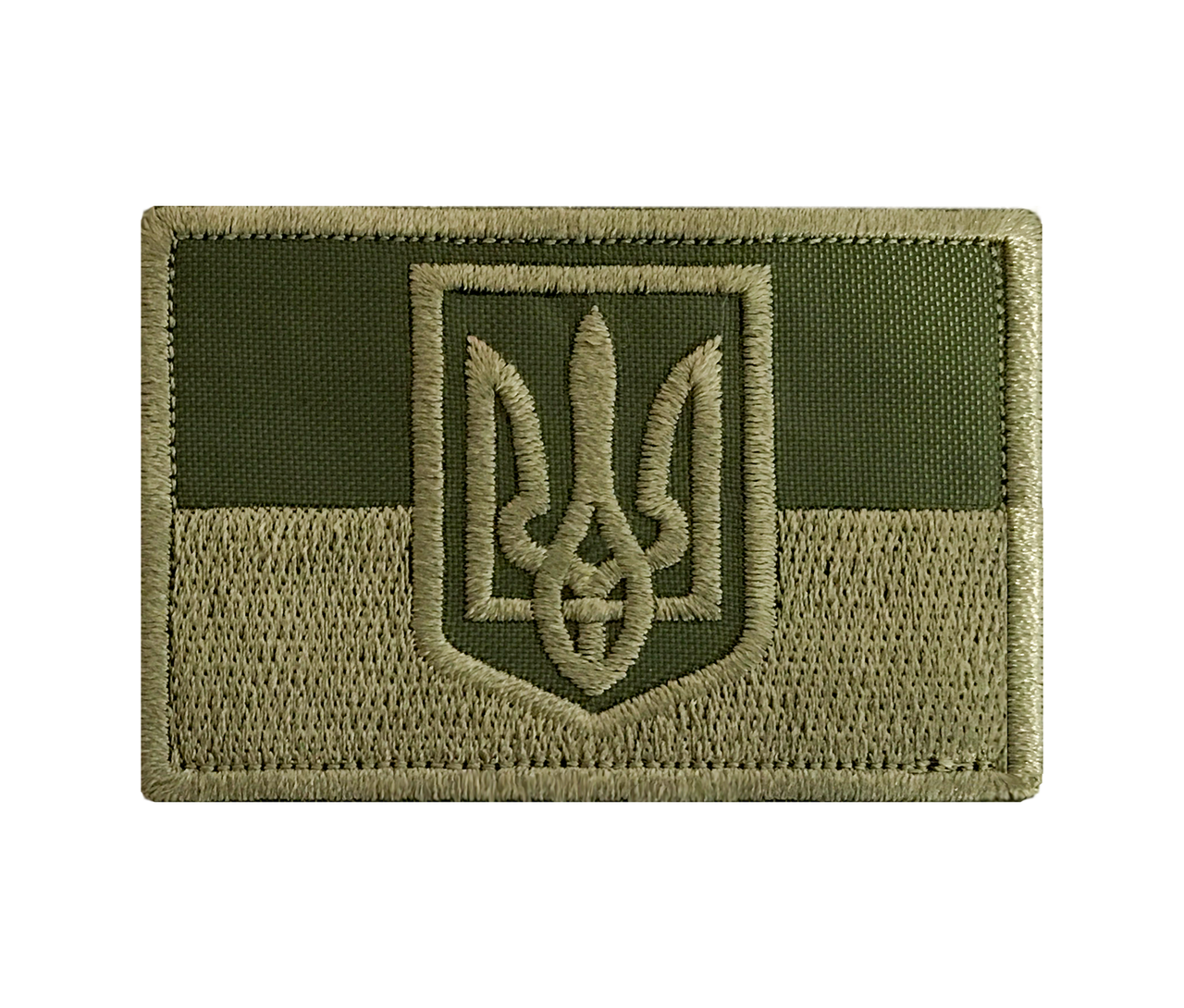 

Шеврон Флаг Украины 7*5см (полевой) хаки на липучке