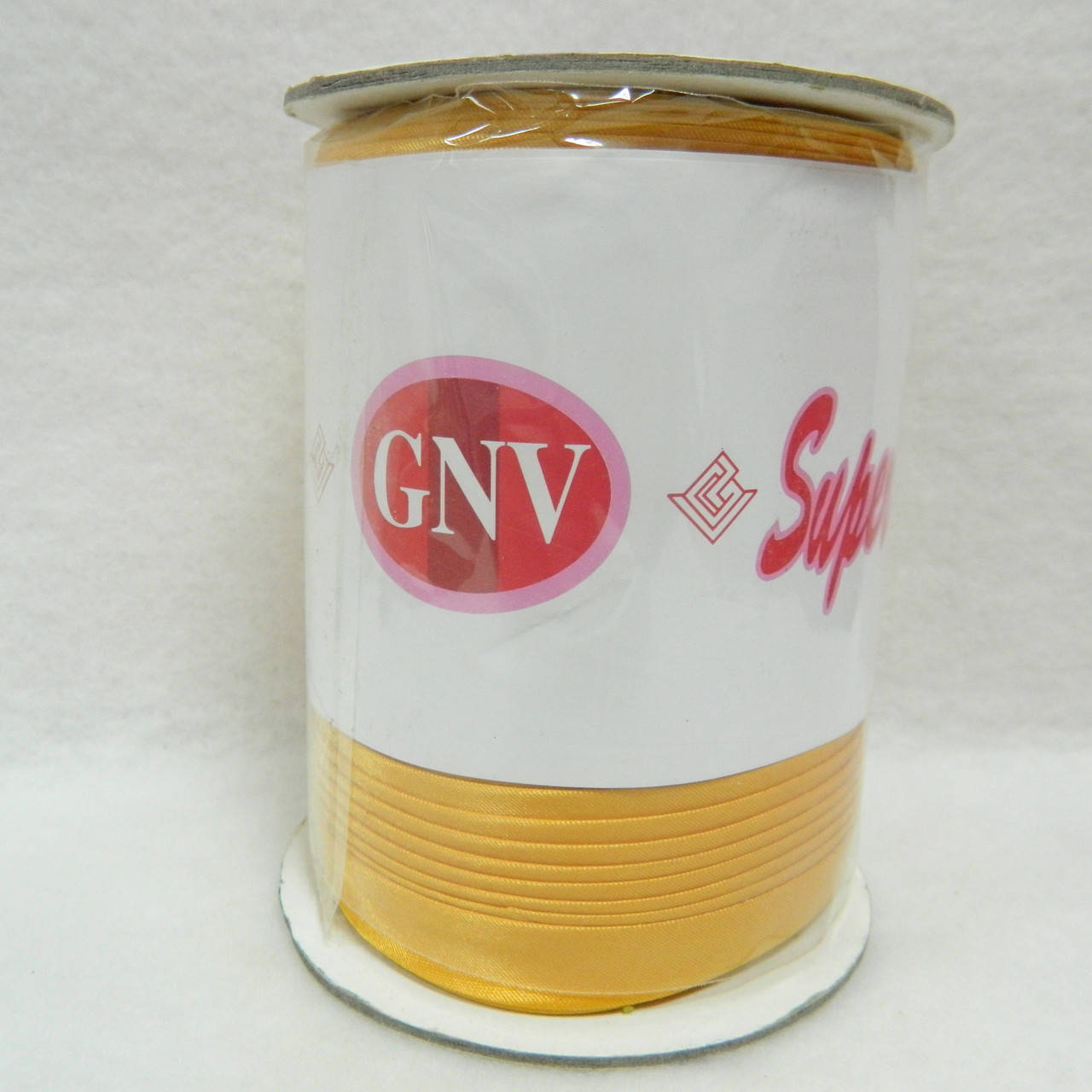 

044 Косая бейка атласная (satin) GNV SuperBias, золото, 144 ярда