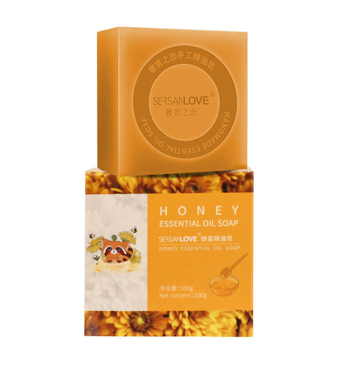 

Мыло ручной работы с экстрактом меда Sersanlove Handmade Honey Essential Oil Soap, 100г