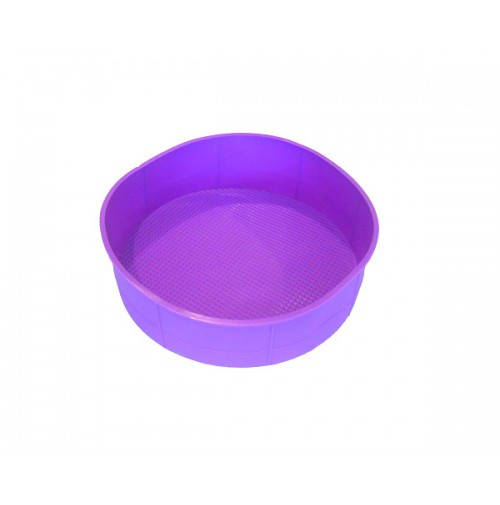 

Силиконовая формочка для выпечки, форма круглая 20х6 см, Разные цвета