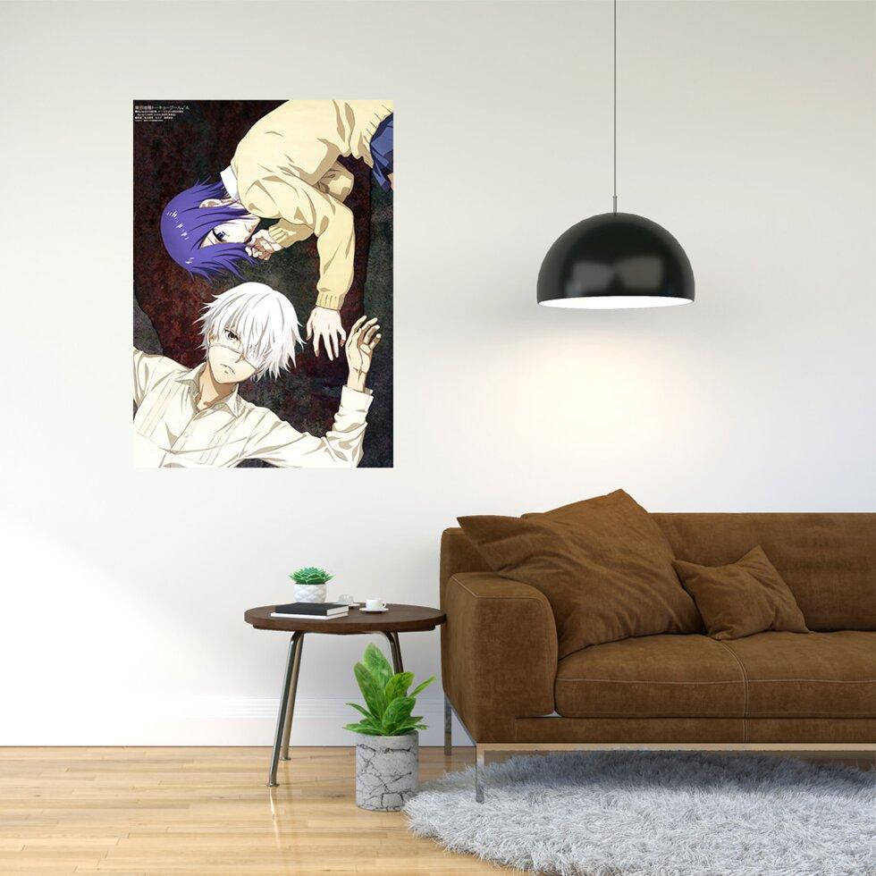 

Плакат-постер с принтом "Tokyo Ghoul - Токийский гуль (манга в жанре тёмного фэнтези, аниме) 2"