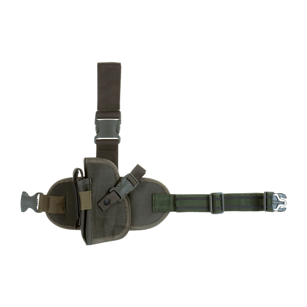 

Кобура набедренная универсальна INVADERGEAR Dropleg Holster Left, Olive, Оливковый