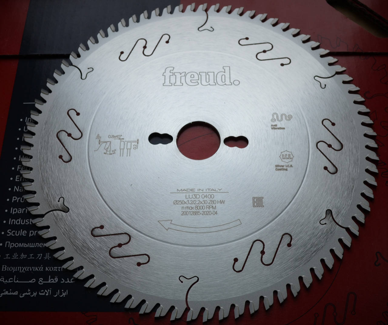 

Пила основная Freud 250х3,2/2,2х30 Z80