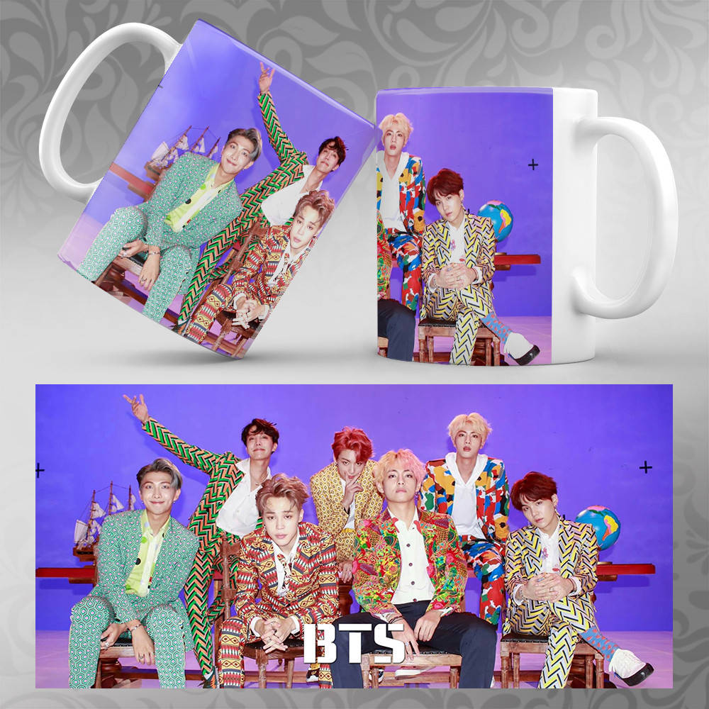 

Чашка K-Pop BTS 054, Белый