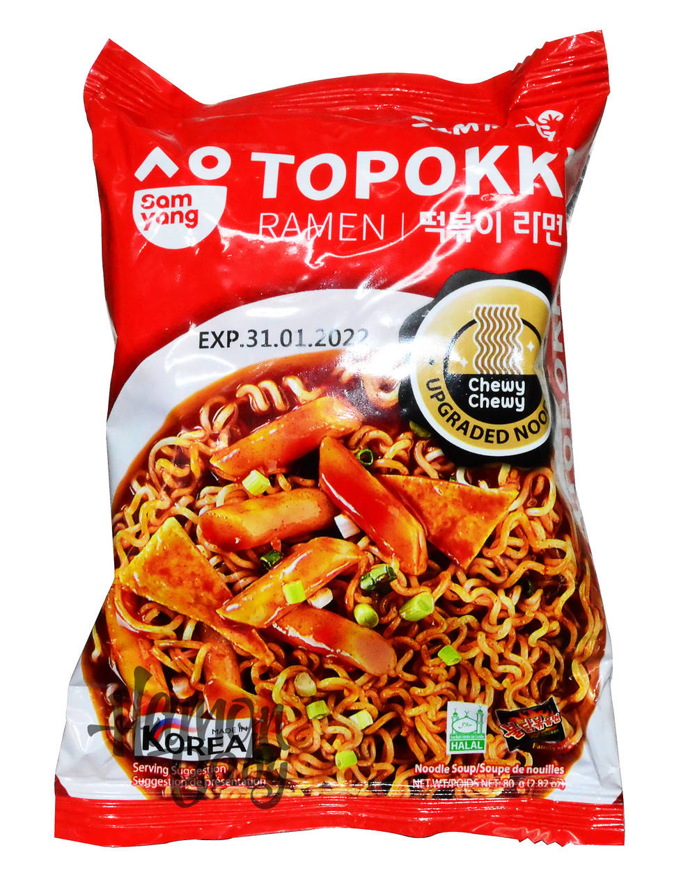 

Лапша Рамен Топокки (Topokki), 80 г, ТМ Samyang, Южная Корея