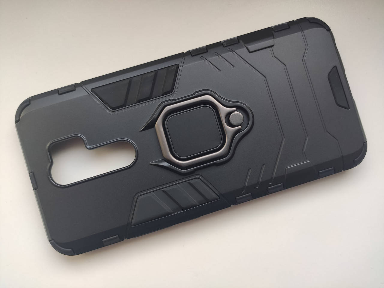 

Чехол бронированный противоударный для Xiaomi Redmi 9, Черный