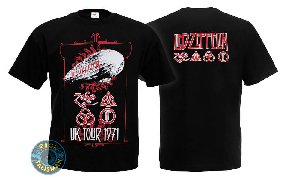 

Футболка LED ZEPPELIN UK Tour 1971 S