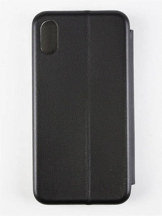

Чехол книжка IPhone X черный \ Чехол книжка IPhone 10 черный (магнитная есть отдел для карты)