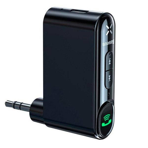 

Bluetooth-адаптер Baseus Qiyin AUX Car Bluetooth 5.0 Receiver Black (WXQY-01)