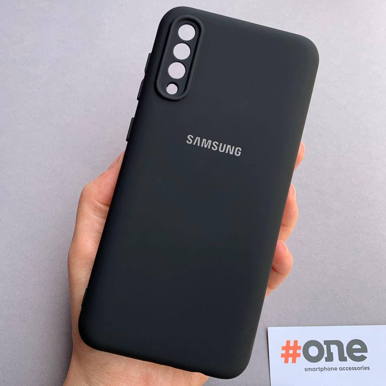 

Чехол для Samsung Galaxy A30s с микрофиброй с защитой для камеры чехол на телефон самсунг а30с черный CMR