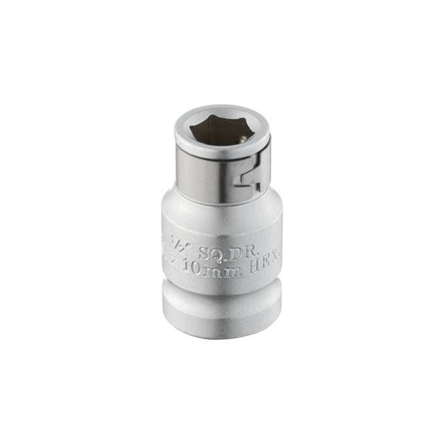 

Переходник квадрат 1/2"x шестигранник 10 мм, CrV