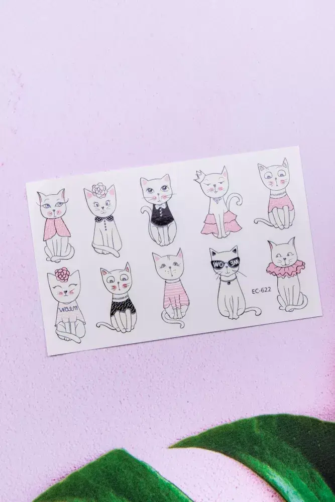 

Flash tattoo Котики в костюмах