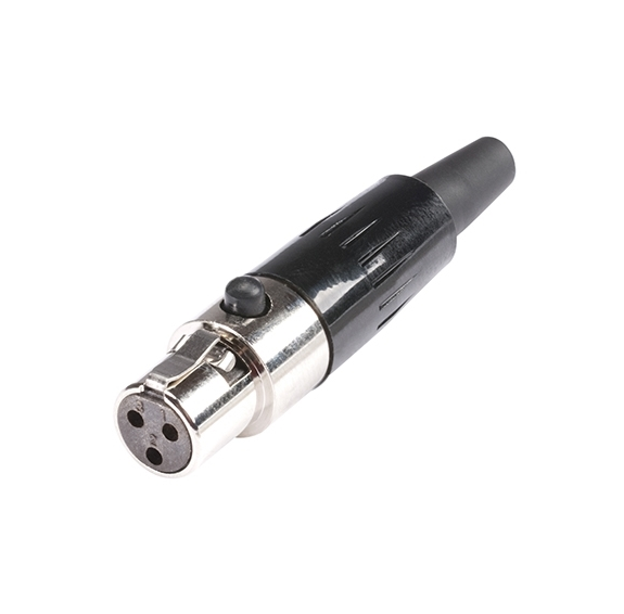 

Разъем Mini XLR 3 pin canon мама микрофон аудио видео медные контакты