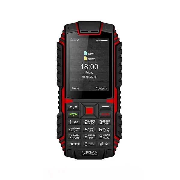 

Кнопочный телефон Sigma mobile X-treme DT68 Black Red