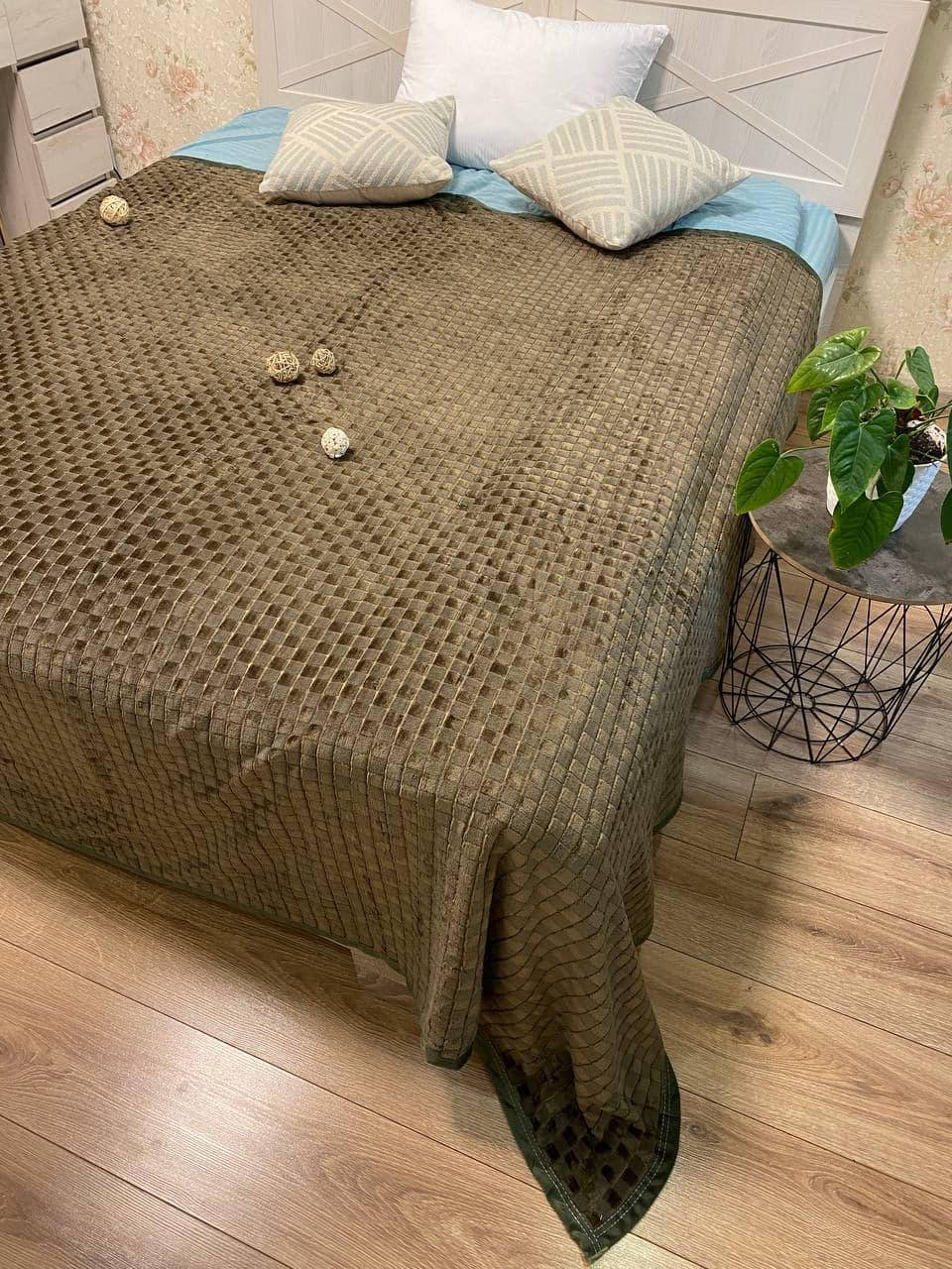 

Покрывало Геккон, евро, 220*200 см, хаки
