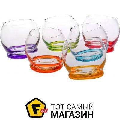 

Разноцветный набор стаканов для сока и воды без рисунка - Bohemia Crazy 390мл, 6шт. (25250/390) ( ) - материал