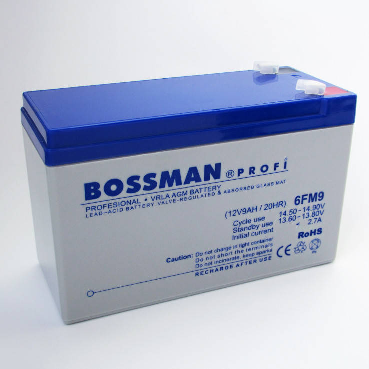 

Аккумулятор Bossman 12V 9Ah для детских электромобилей 6fm9а 2021 года
