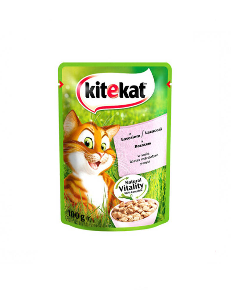 

Kitekat с лососем 100 г