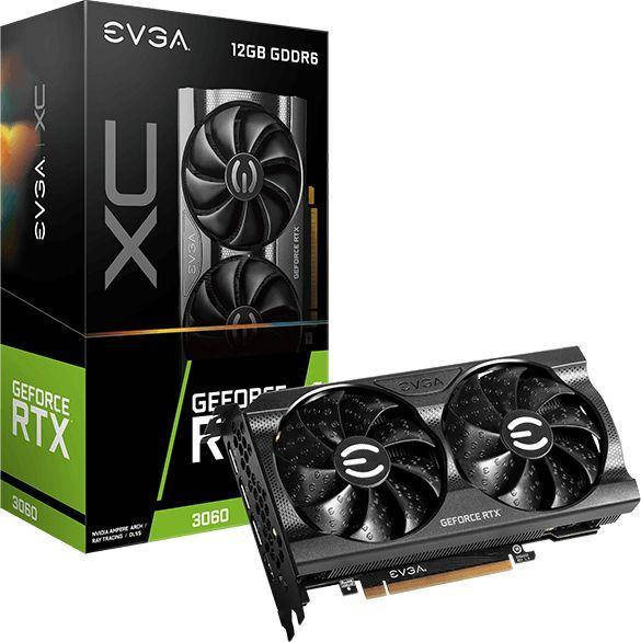 

Видеокарта EVGA GeForce RTX 3060 XC Gaming 12GB (12G-P5-3657-KR)