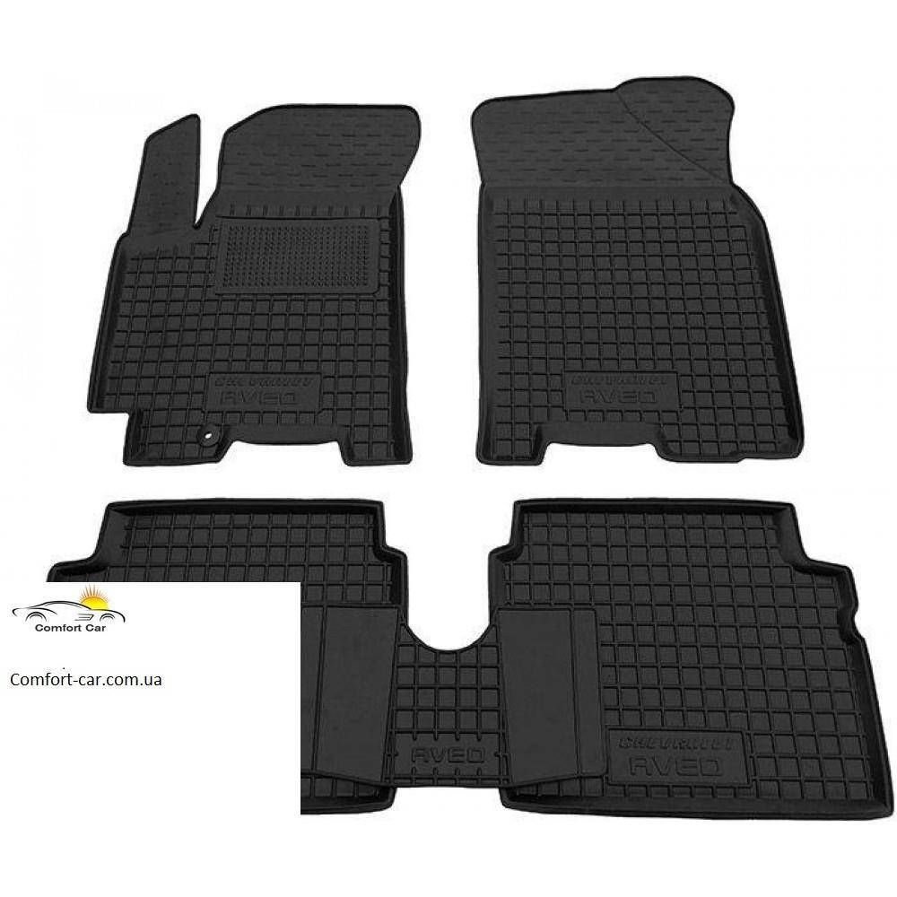 

Авто коврики в салон Chevrolet Aveo Шевроле Авео (Avto-Gumm), Черный